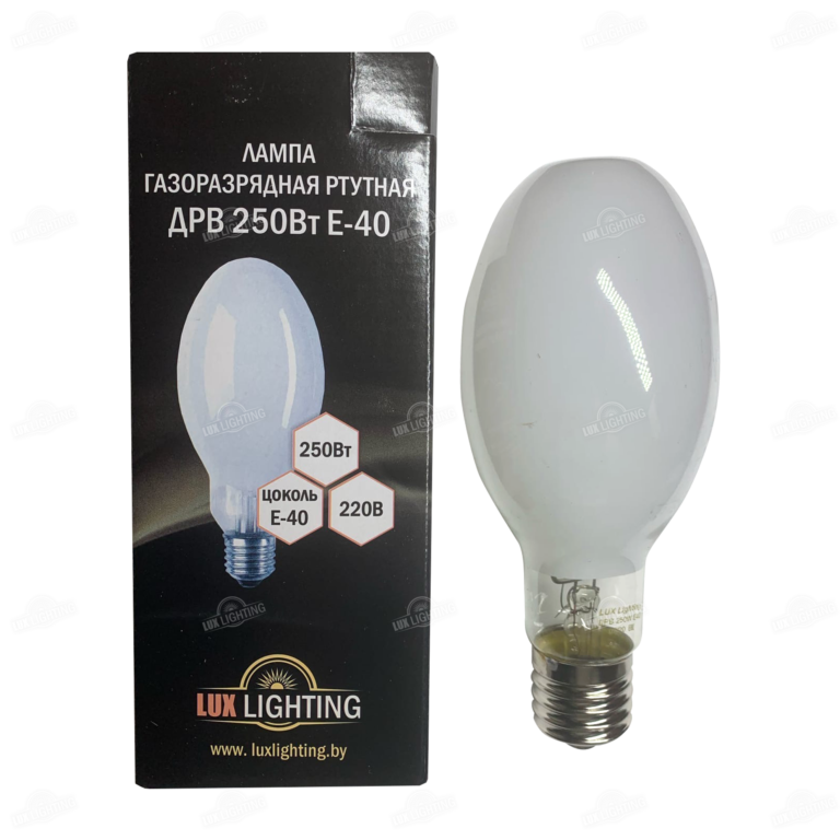 Лампа газоразрядная ртутная ДРВ 250Вт Е-40 - lux-lighting