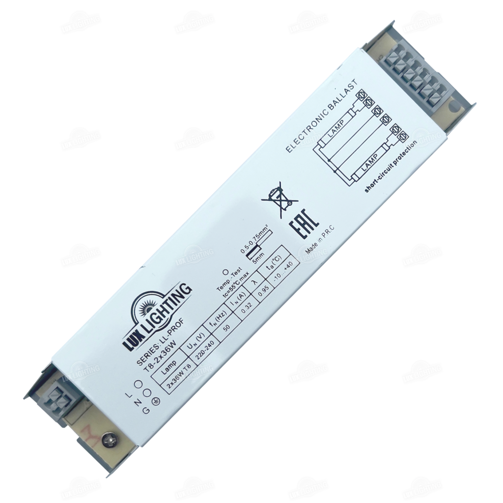 Электронный пускорегулирующий аппарат LL-PROF T8-2x36W - lux-lighting